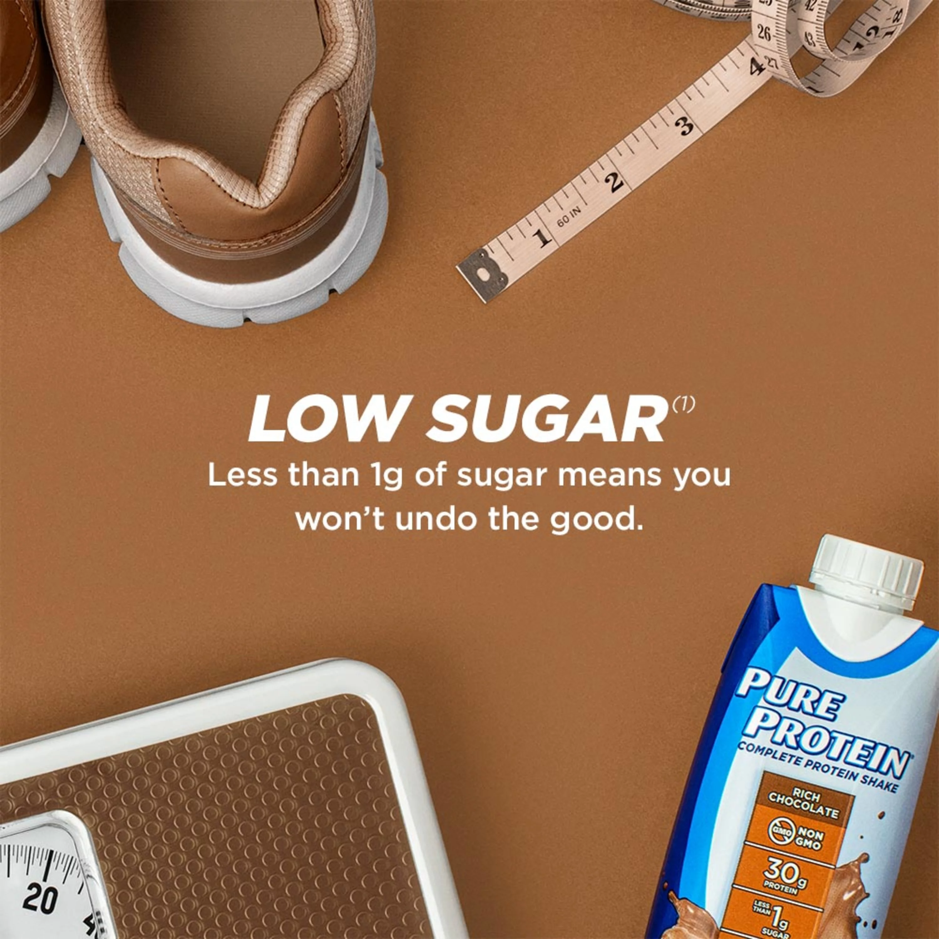 Pure Protein Shake, Rich Chocolate, 30g Protein, 11 fl oz, 12 Ct