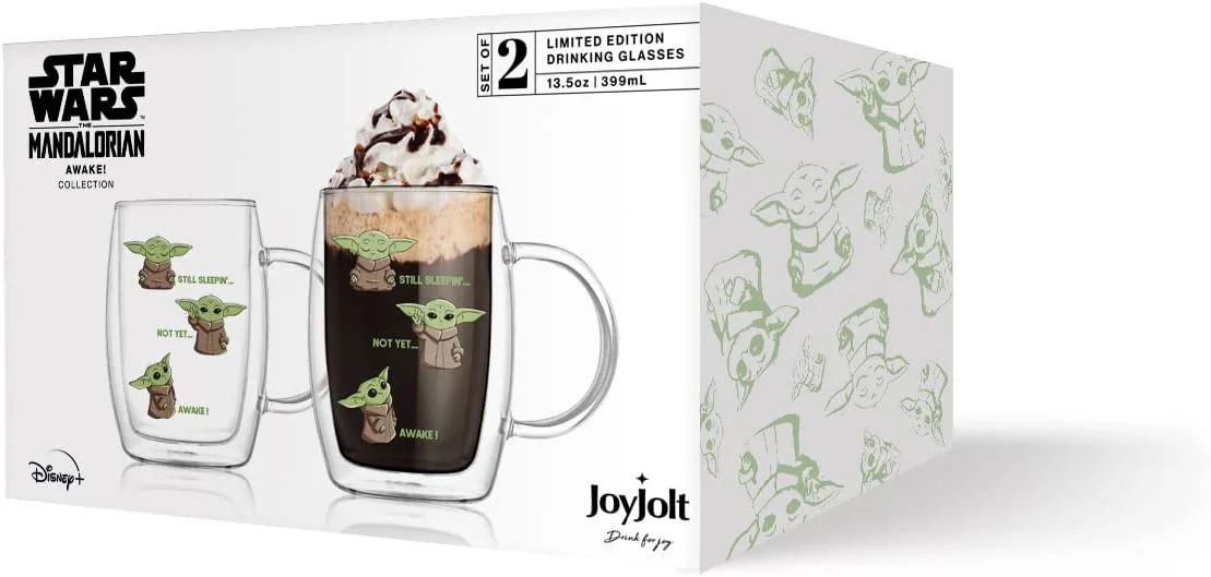 Star Wars The Child Awake Double Wall Coffee Mug, Set of 2