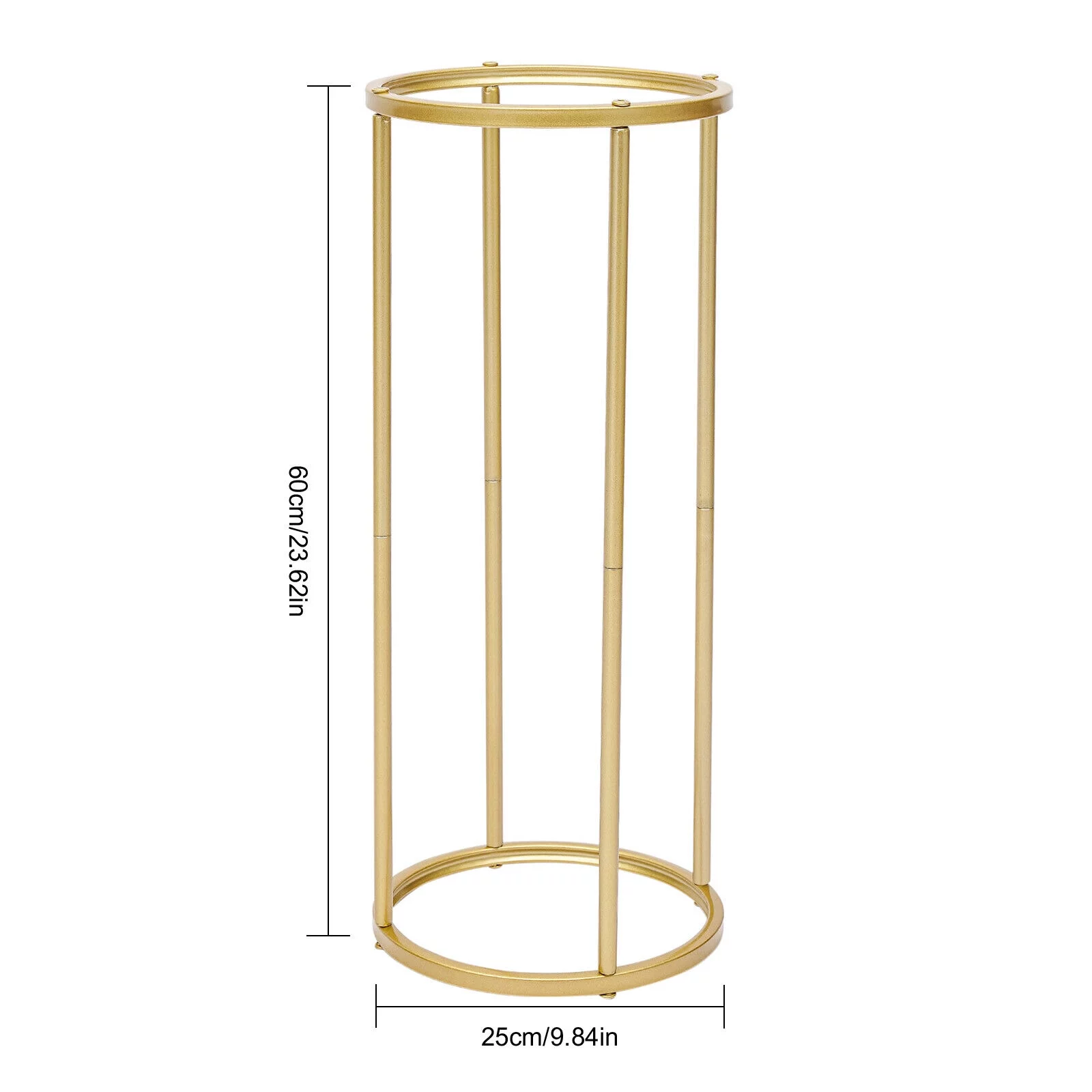 10Pcs 60cm Tall Flower Stand Rectangular Flower Decor Rack for Wedding Party