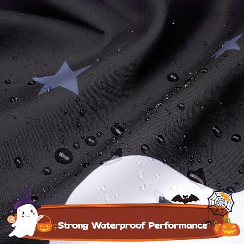 4Pcs Christmas Shower Curtain Set - Merry Christmas Bathroom Set Holiday Shower Curtain with Non-Slip Rugs, Toilet Lid Cover and Bath Mat