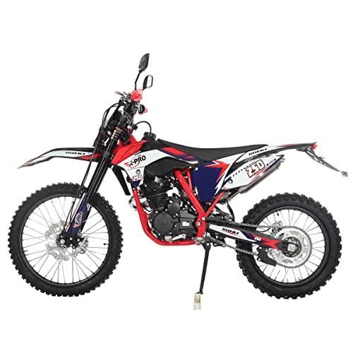 X-PRO Titan DLX 250cc Gas Dirt Bike Pit Bike Adult Bike,Big 21