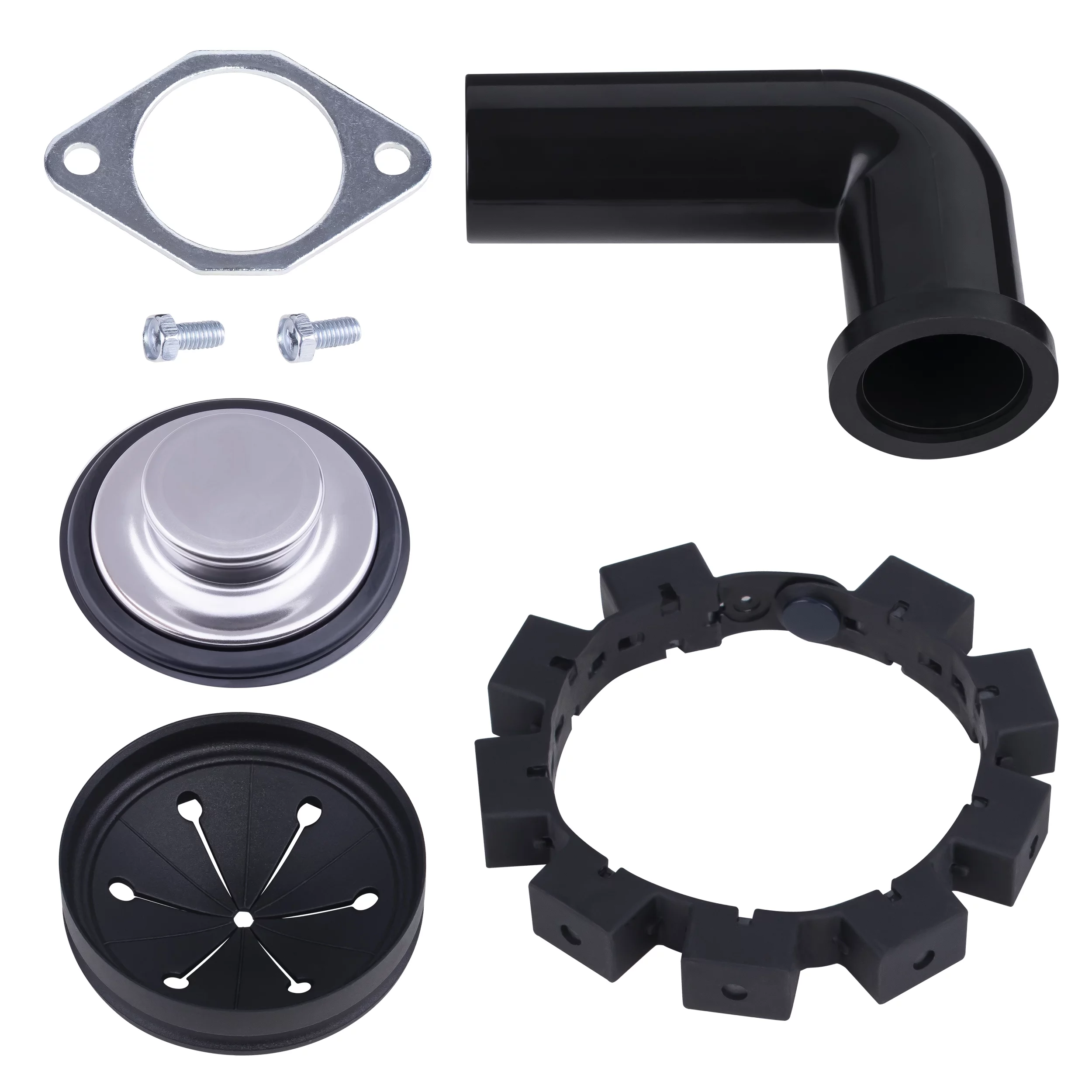 Waste Maid Kitchen Garbage Disposal, 3/4 HP, Slim Line, Black 10-US-WM-458-SL-3B