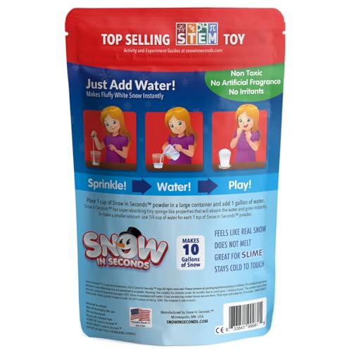 XL Instant Snow Artificial Snow (10 Gallon) As Seen on Shark Tank