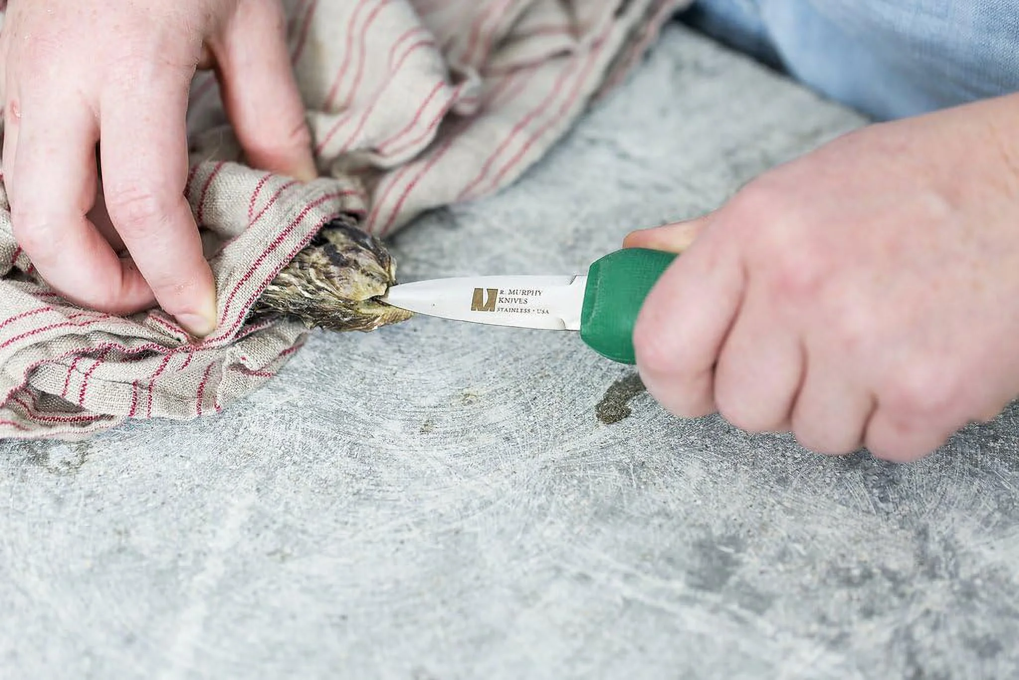 Duxbury Oyster Knife - As Seen In Bon Appetit Magazine - Shellfish Seafood Clam Shucker Tool - Made In