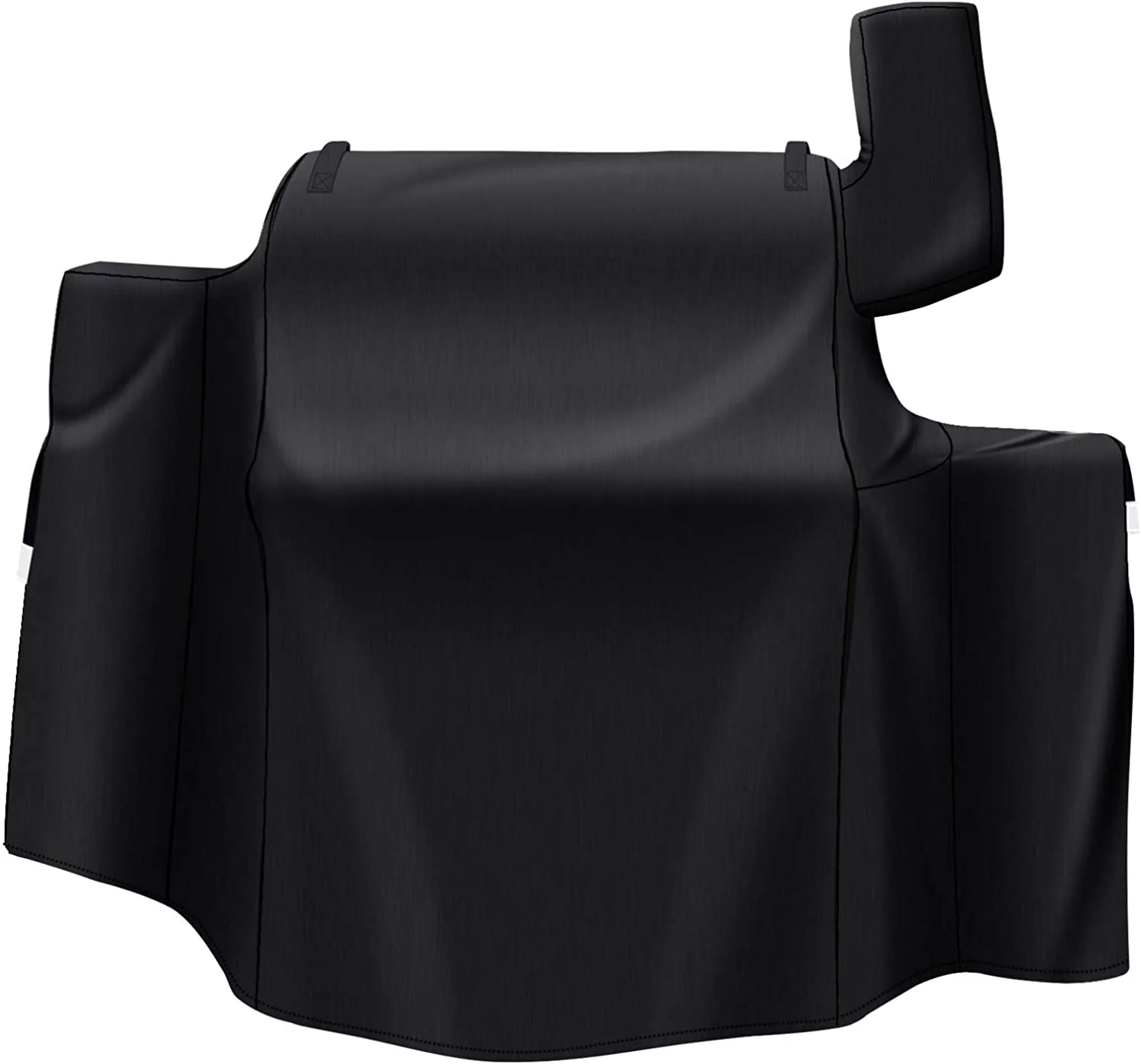 Grisun Grill Cover for Green Mountain Daniel Boone WiFi Grills, Full Length GMG Daniel Boone Smoker Cover, 600D Fabric, Black