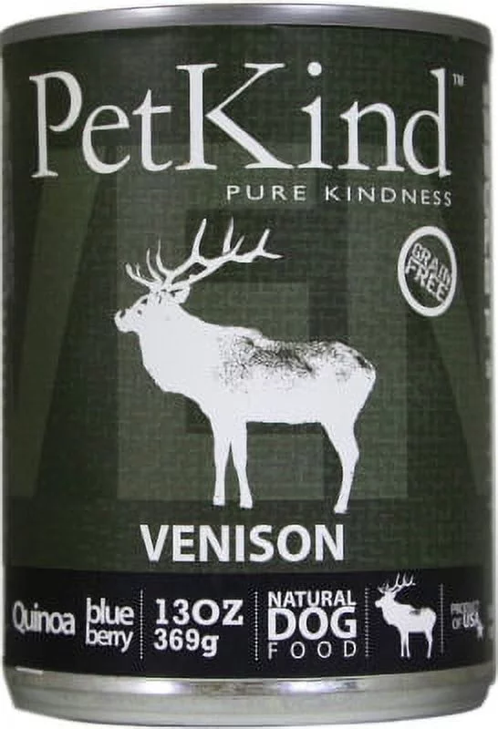 Petkind Grain-Free Venison Tripe Recipe Wet Dog Food, 13 Oz
