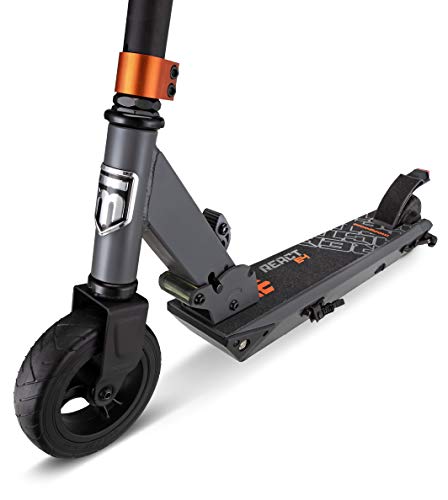 Mongoose React Electric Kids Scooter, Boys & Girls Ages 8+, Max Speed 6-15 MPH, Aluminum Handlebars and Frame, Rear Foot Brake, Battery and Charger Included