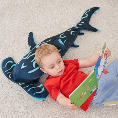 40 inch Hammerhead Shark Stuffed Animal - Giant Shark Plush Toy