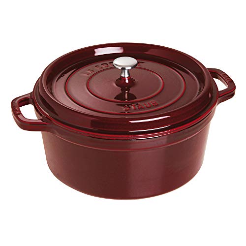 Staub 5.5 Quart Round Cocotte, Basil