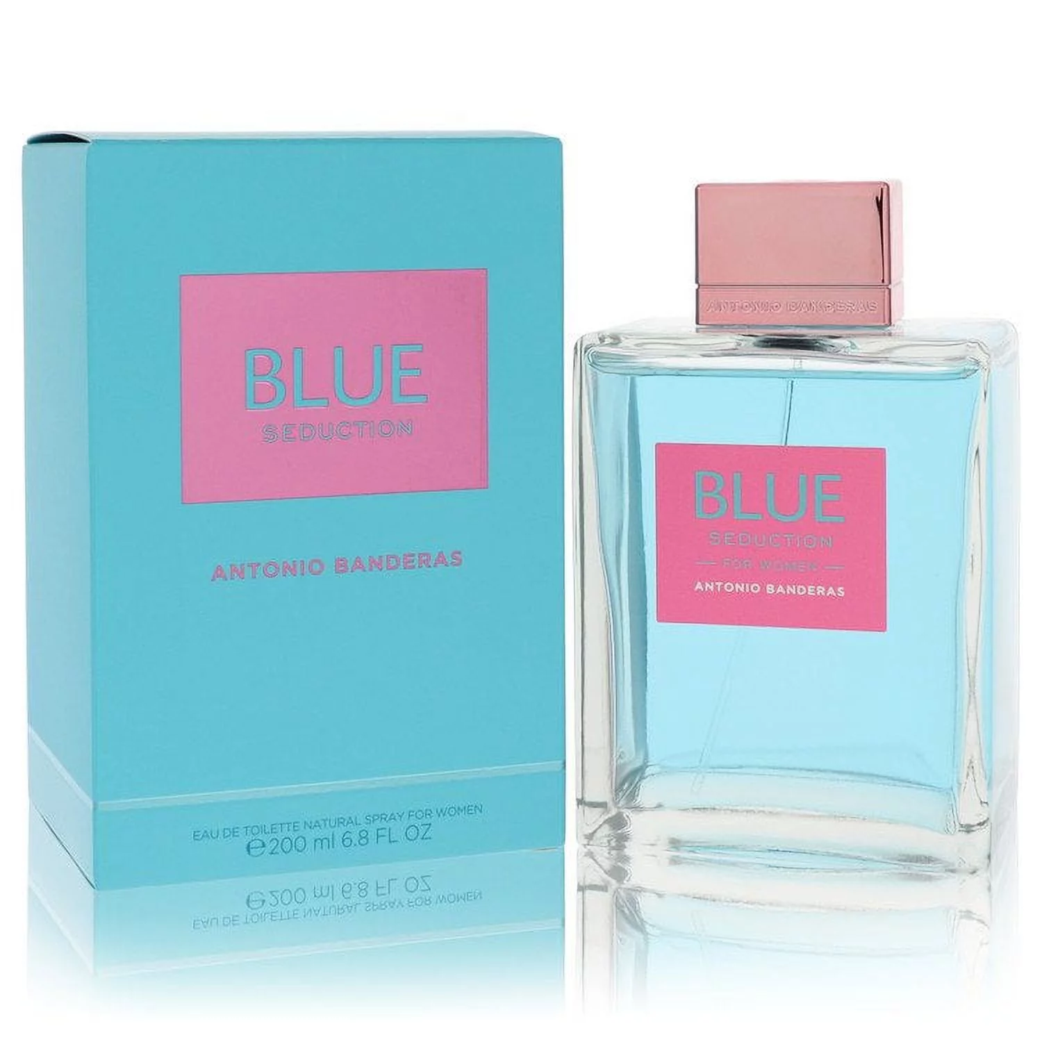 ( 2 Pack ) of Blue Seduction by Antonio Banderas Eau De Toiette Spray 6.75 oz For Women