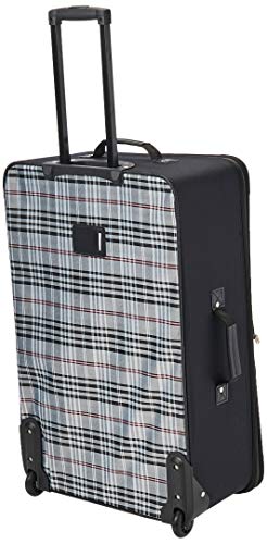 Rockland Fashion Expandable Softside Upright Luggage Set, Charcoal, 2-Piece (14/19)