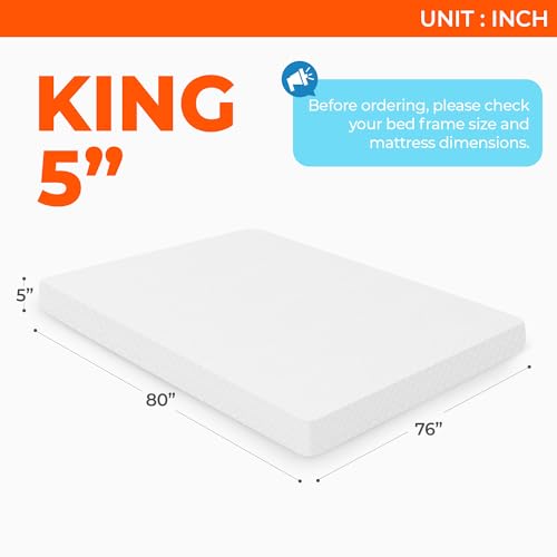Neo Sleep 10 Inch Queen Cooling Gel Memory Foam Medium Firm Mattress Cool Sleep Pressure Relief CertiPUR-US Certified Foam, Mattress-in-a-Box Kids and Adults No Fiberglass (Queen, 10 in)