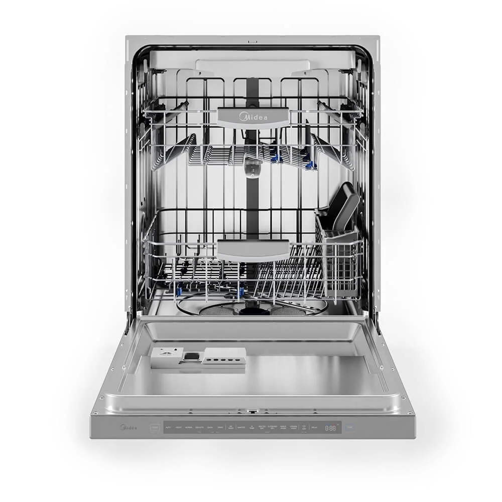 Midea MDT24P4AST 24 inch Stainless Dishwasher with Pocket Handle