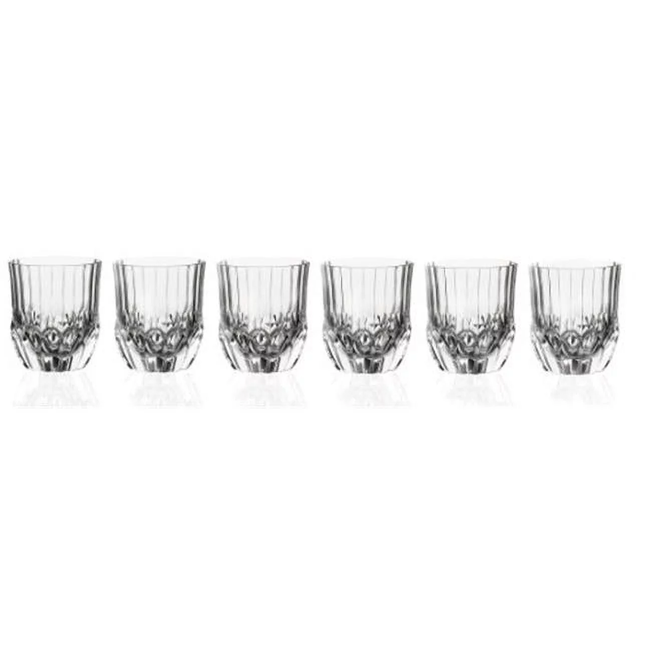 Lorenzo Import 387100 RCR Adagio Crystal Double Old Fashioned Set