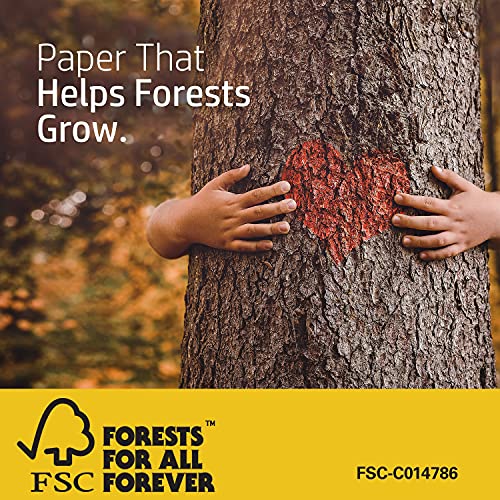 HP Paper Printer | 8.5 x 11 Paper | Premium 32 lb | 1 Ream - 500 Sheets | 100 Bright | Made in USA - FSC Certified | 113100R