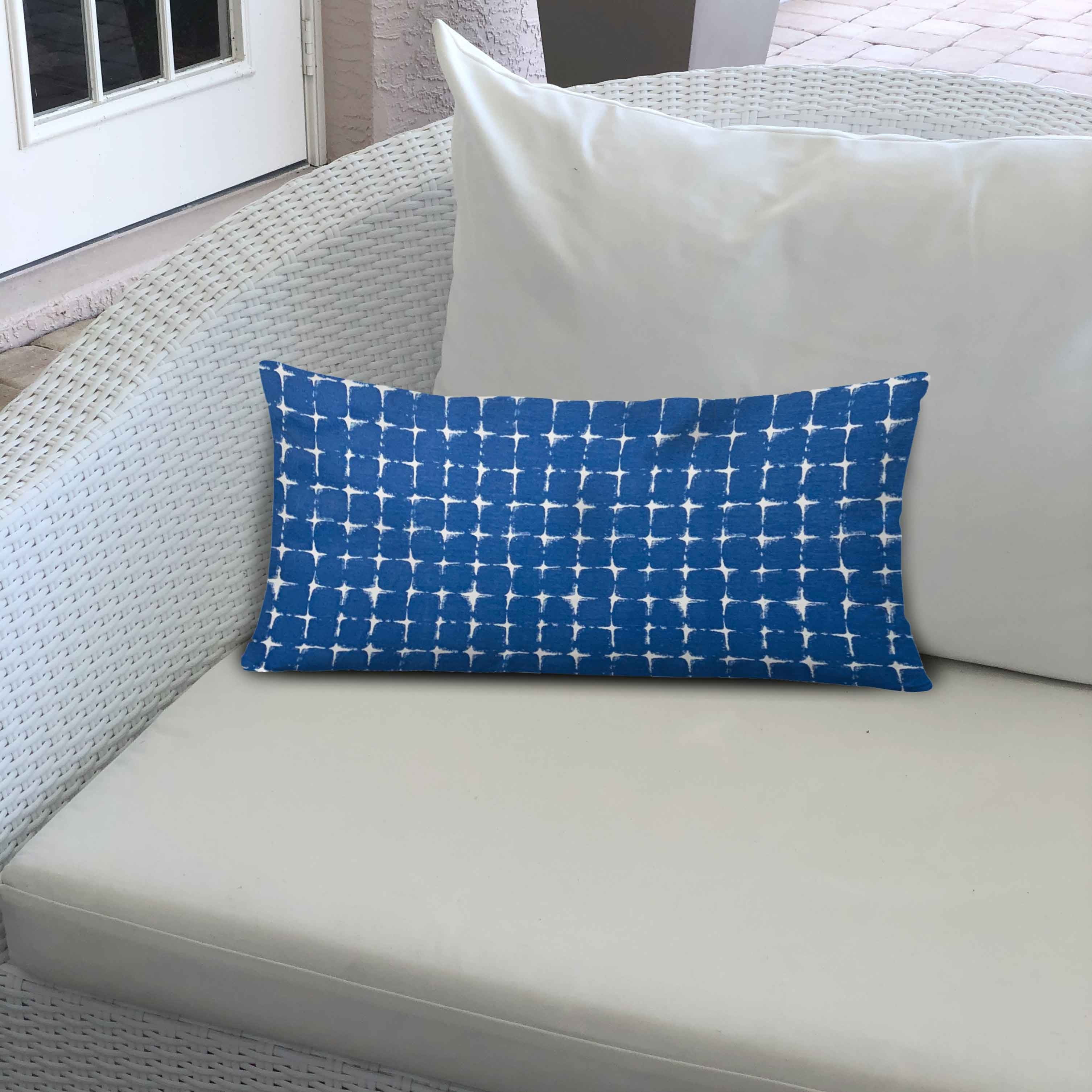 Joita Home FLASHITTE Indoor/Outdoor Soft Royal Pillow, Zipper Cover w/Insert 12 x 16