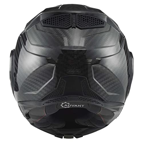 LS2 Helmets Advant X Carbon Modular Helmet (Matte Black - 3X-Large)