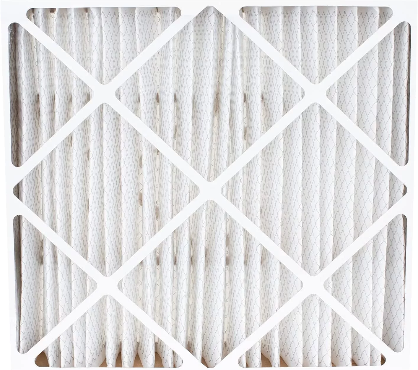 Filterbuy 20x25x5 MERV 8 Pleated HVAC AC Furnace Air Filters for Honeywell FC100A1037, Lennox X6673, Carrier, and More (1-Pack)