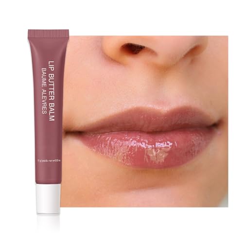 4 PCS Summer Special Lip Butter Balm – Ultra-Hydrating Lip Care with Shea Butter & Olive Oil, Soothes Dry Lips with Natural Tint & Gloss Effect, Lip Plumper Moisture & Light Lip Stain Finish