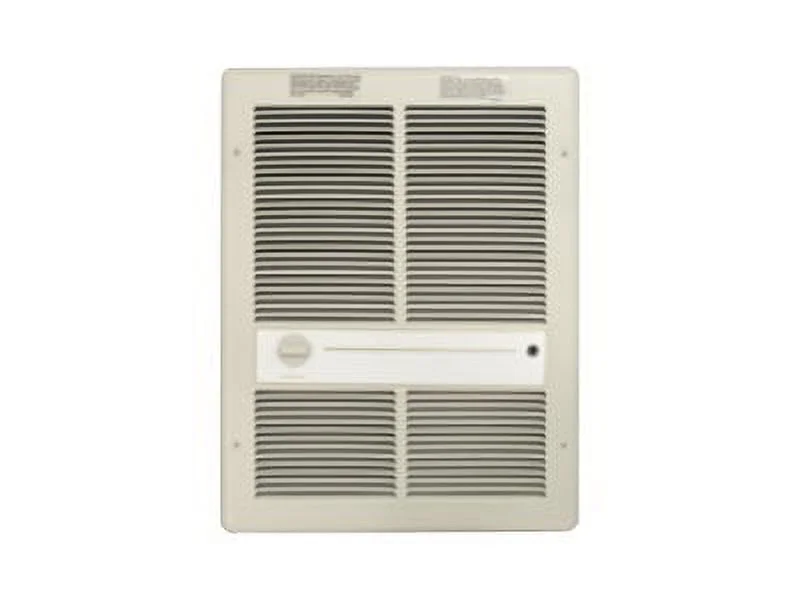 TPI Corporation HF3316T2RPW Large Fan Forced Electric Wall Heater, Markel 3310-Series, 4000-Watt, 240/208V, 16.8A, 175-CFM, Double Pole Thermostat, Steel Grill 18ga. White