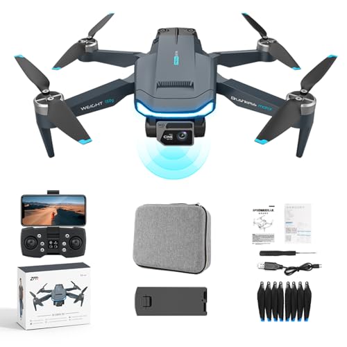 F194 GPS Mini Drones with Camera for Adults 4K FPV Drone Kit Racing Drone Follow Me, Long Range, Hover, 5G Transmission Flying Toys for Beginner 90 Mins Flight Time with 3 Batteries 5G remote control with screen