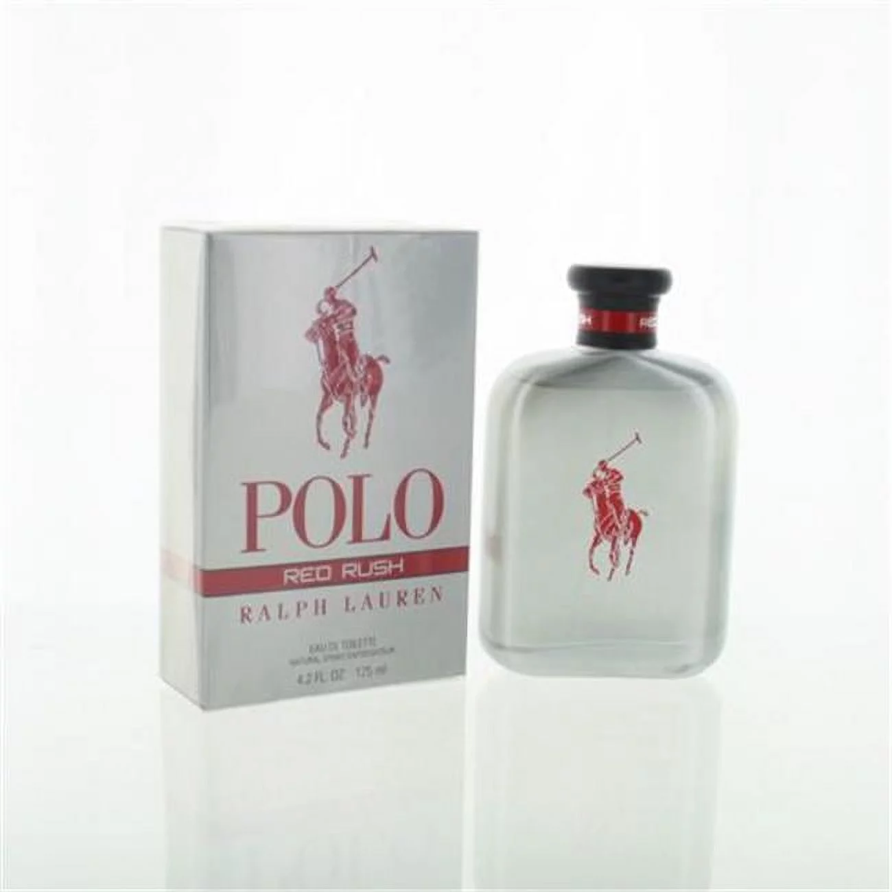 Ralph Lauren MPOLOREDRUSH42EDTSPR 4.2 oz Polo Rush Eau De Toilette Spray for Men, Red