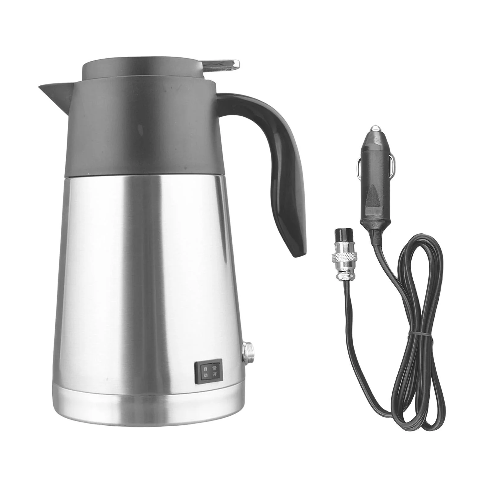 1300ml Large Capacity Electric Travel Kettle, Heated Water Tea Coffee Kettle Tea 24V