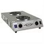 Cadco Hot Plate,Double,Tubular,120V CDR-1TFB