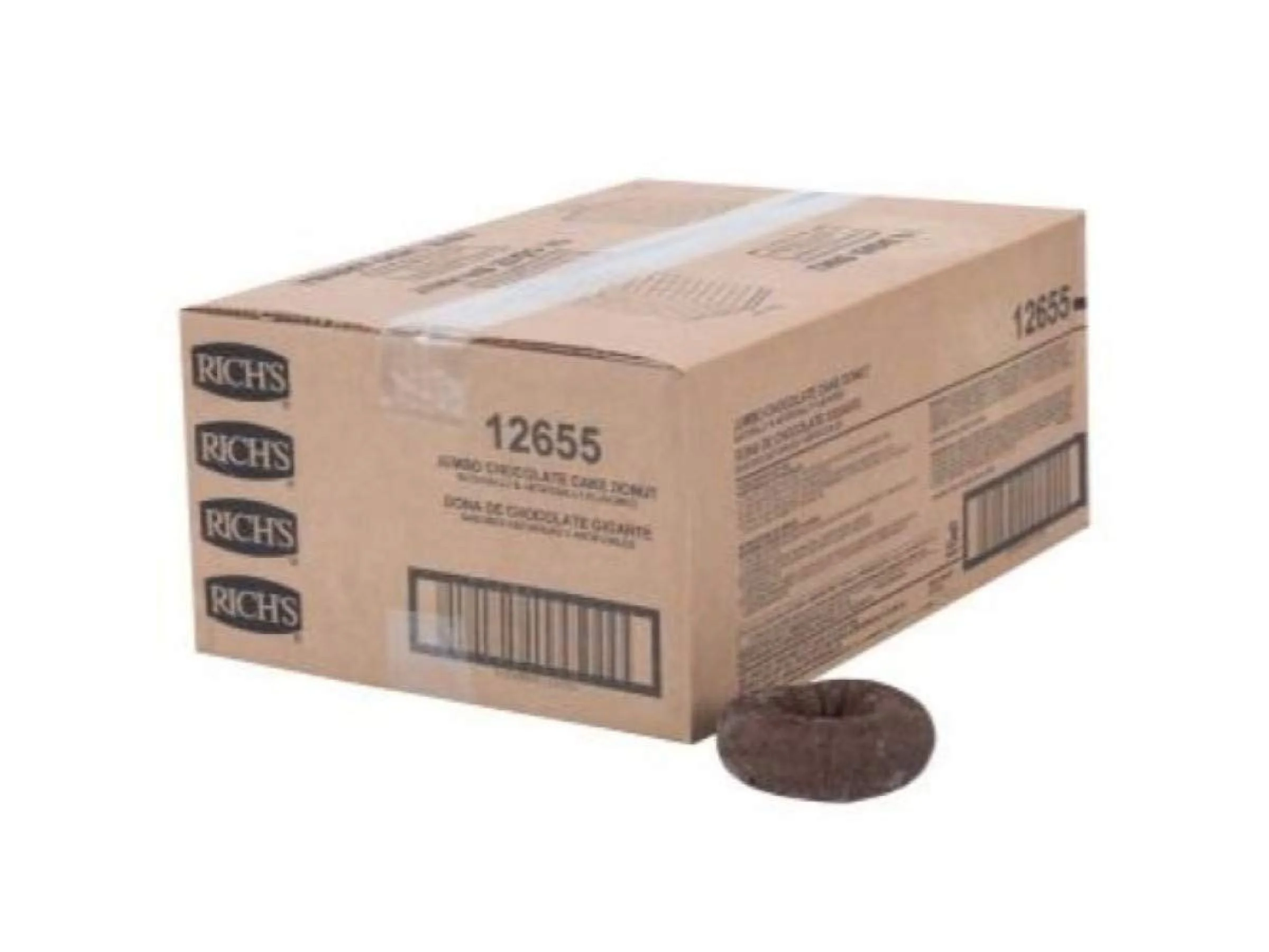 Rich Jumbo Chocolate Cake Donut, 3 OUNCE -- Per Case.