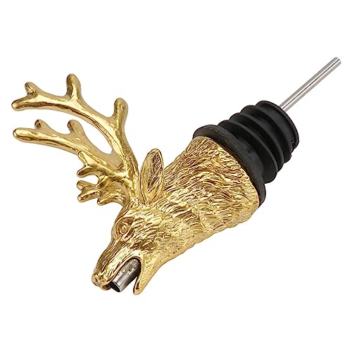 Deer Head Deer Head Wine Pourer Stag Bars Wine Pourer Home Spout Aerator Metal Tea Bottle Stopper Inflatable