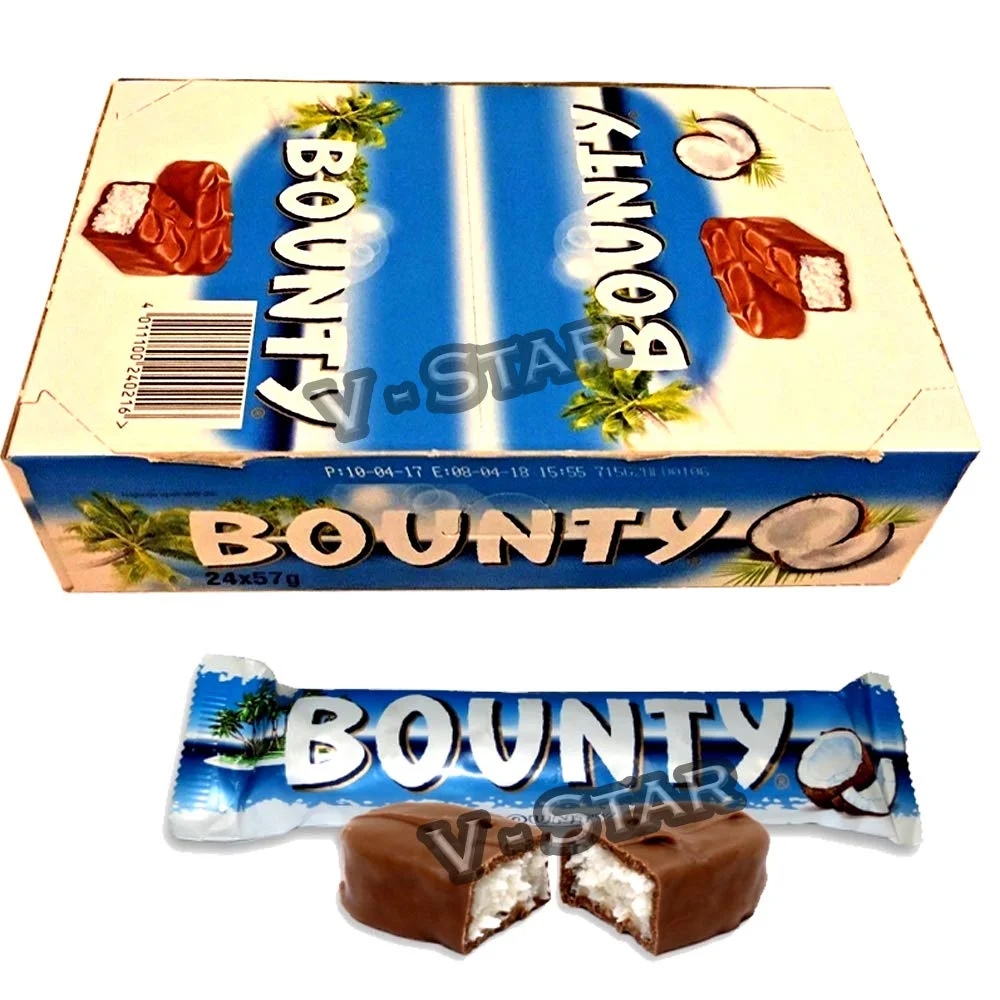 Bar Milk Chocolate Covered Coconut By , (24-57Gram Bars Per Box)