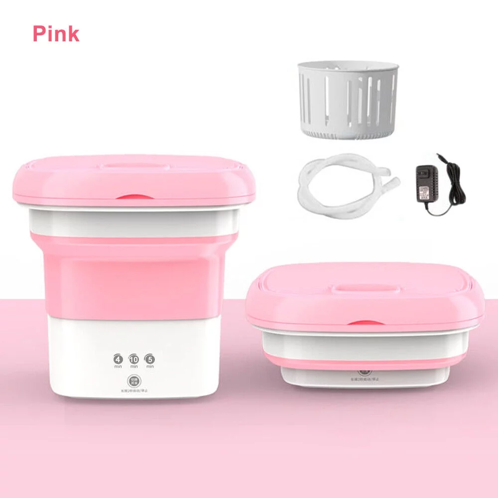 JahyShow Portable Washing Machine with Effective Steri-lizing Function, Foldable Mini Small Washer for Baby Clothes, Underwear or Small Items