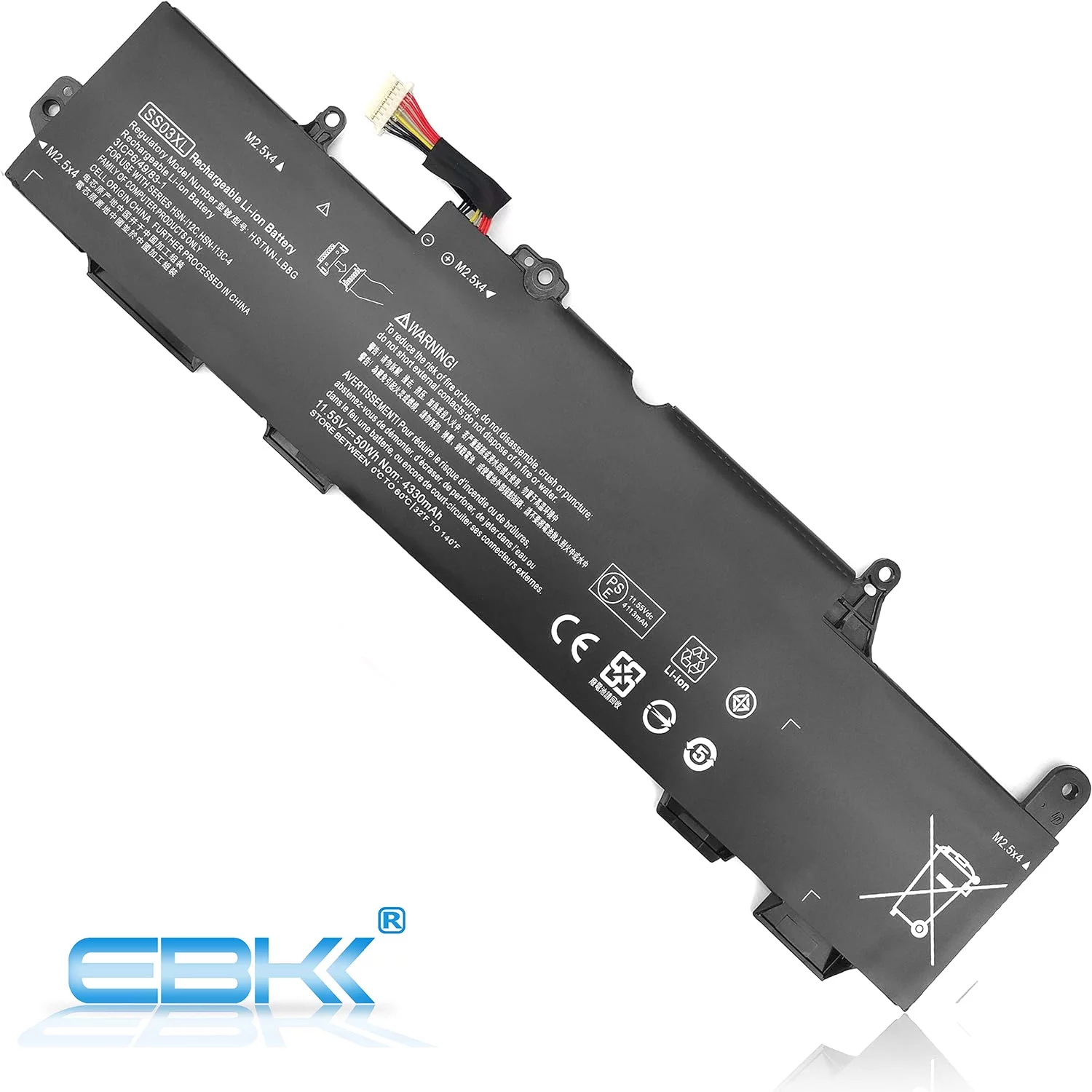 EBkk SS03XL 933321-855 Battery for Hp EliteBook 840 G5 G6,EliteBook 730 735 740 745 830 846 G5 Series Laptop HSN-I13C-4 932823-421 933321-852 932823-1C1 HSTNN-LB8G