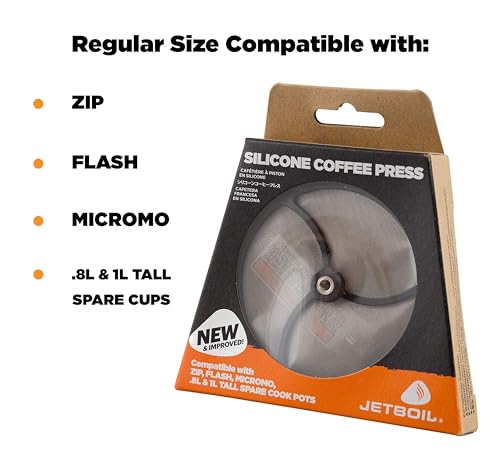 Jetboil Silicone French Press Coffee Maker Camping Stoves, Regular