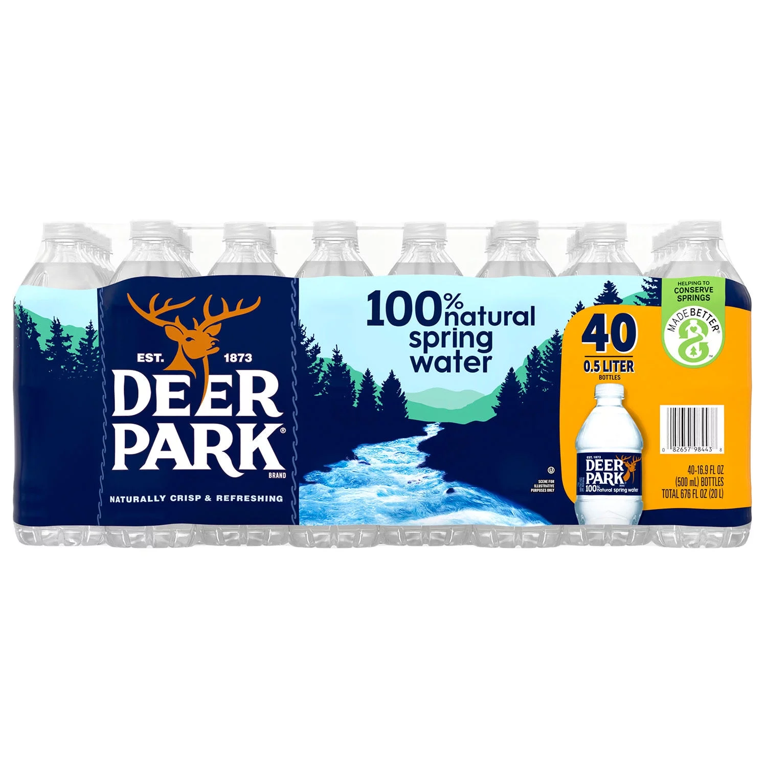 Deer Park 100% Natural Spring Water (16.9oz / 40pk)