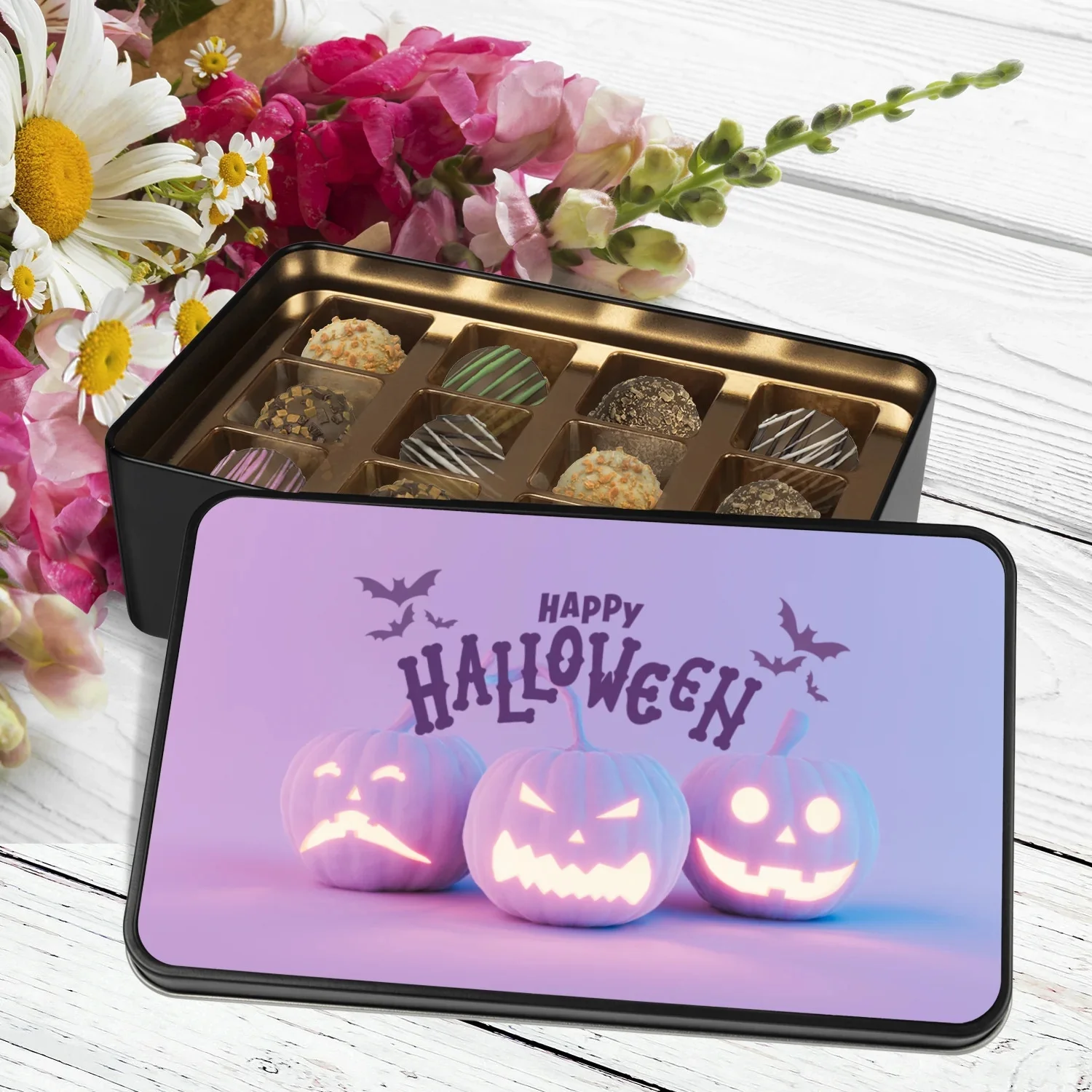 Halloween Chocolate Truffle Gift Box, Halloween Teacher Gift