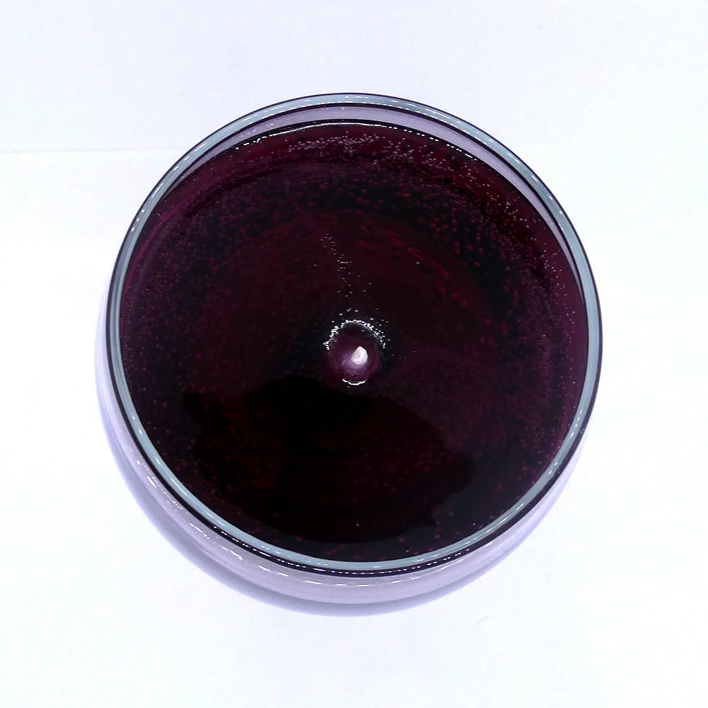 Merlot Scented Wine Candle in Glass 100+ Hours Made in USA by The Gel Candle Company