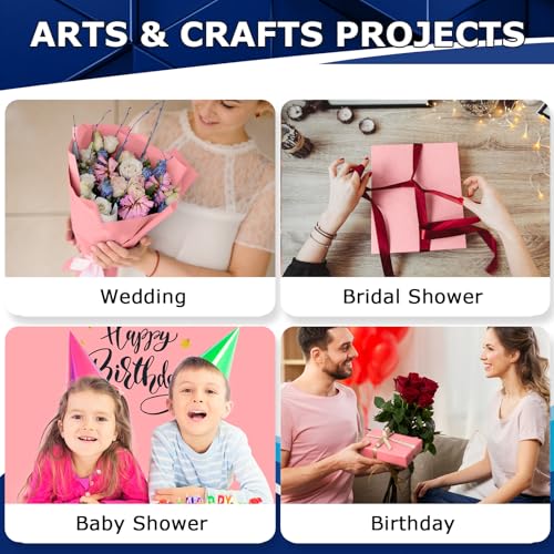 Vanhench Black Wrapping Paper, 17.5