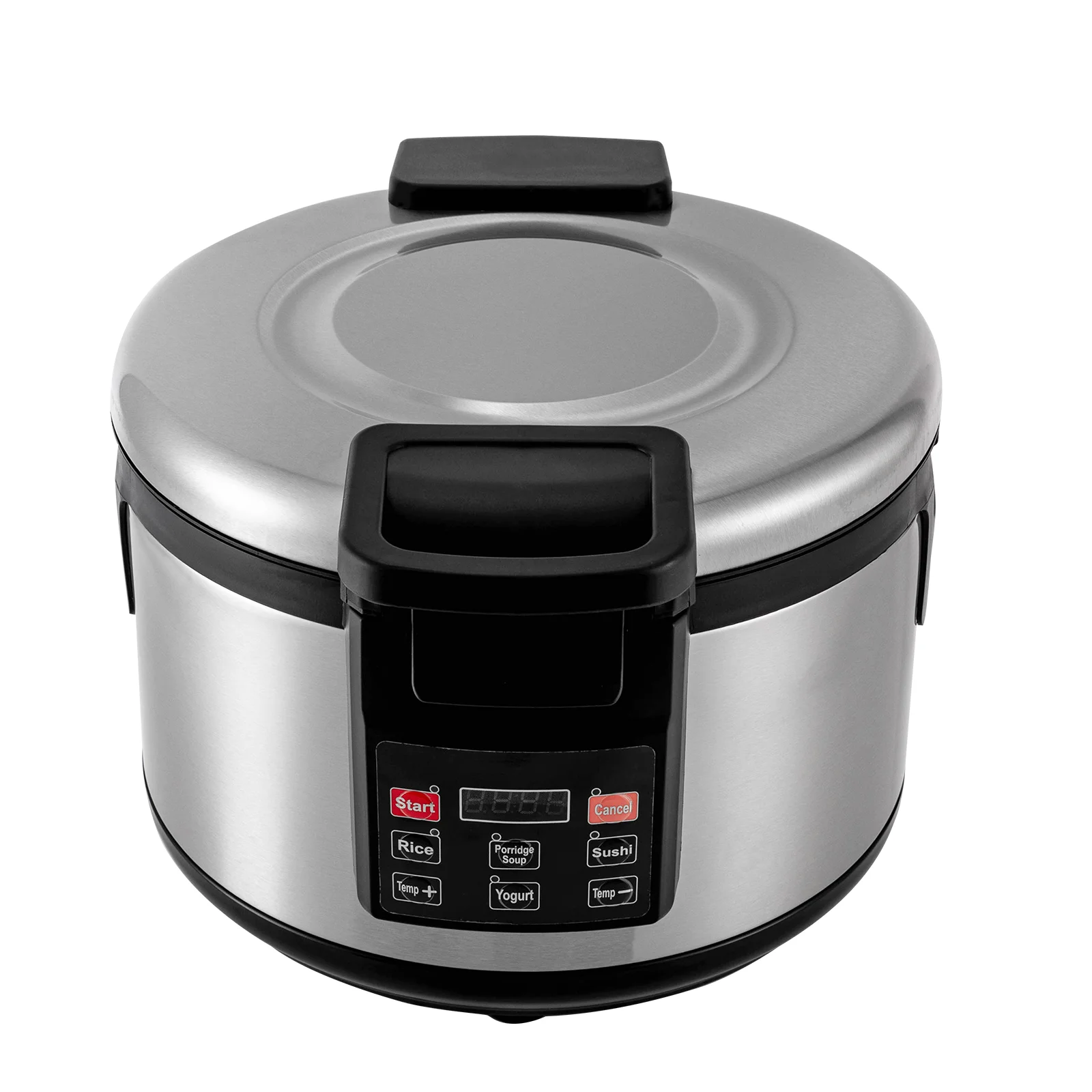 ZhdnBhnos 19L/20Qt Commercial Rice Cooker Stainless Steel Electric Rice Warmer with Non-Stick Inner Pot 360° Heating