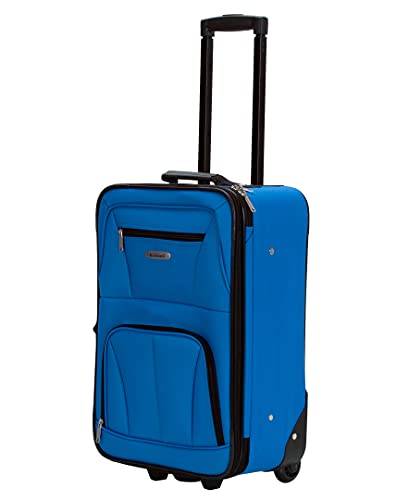 Rockland Fashion Expandable Softside Upright Luggage Set, Charcoal, 2-Piece (14/19)