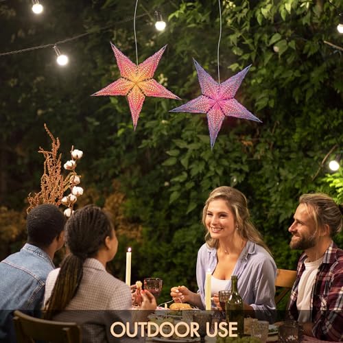 GalaxyArts - Queen (Blue Pink, Medium) - Paper Star Lantern