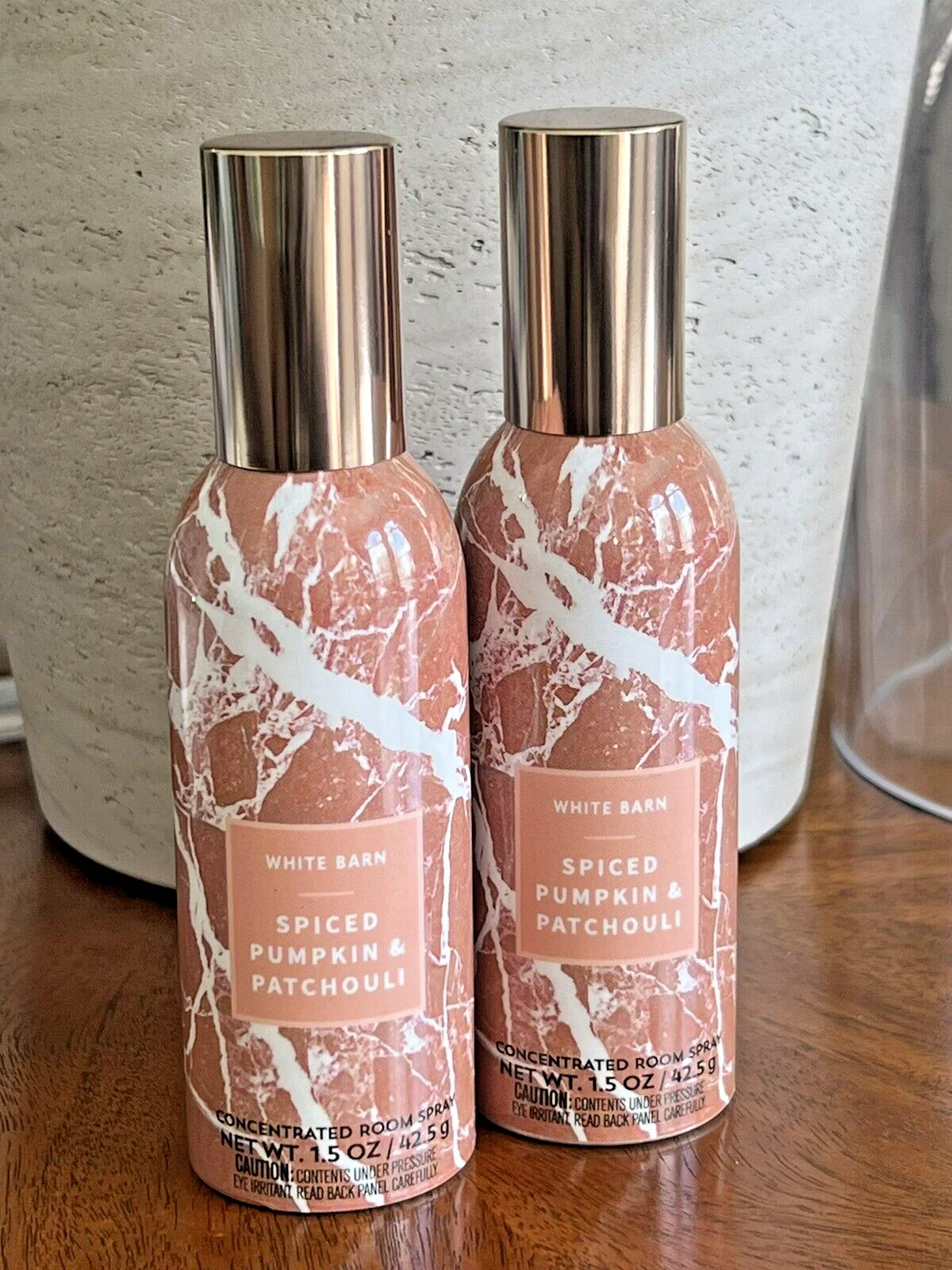 Bath and Body Works 2 Spiced Pumpkin & Patchouli Concentrated Room Spray Set