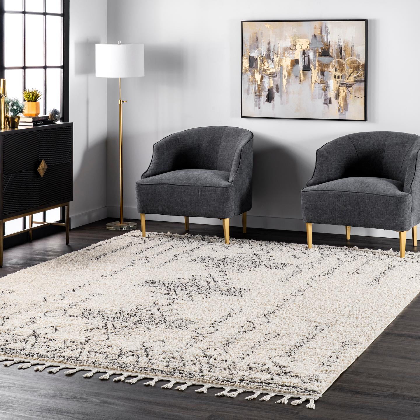 nuLOOM Zara Moroccan Tribal Shag Runner Rug, 2' 8