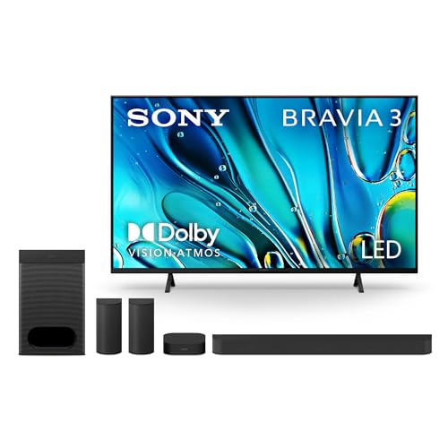Sony 65-Inch Class 4K Ultra HD BRAVIA 3 LED Smart TV with Google TV Dolby Vision HDR, PS5 Exclusive Features, K-65S30