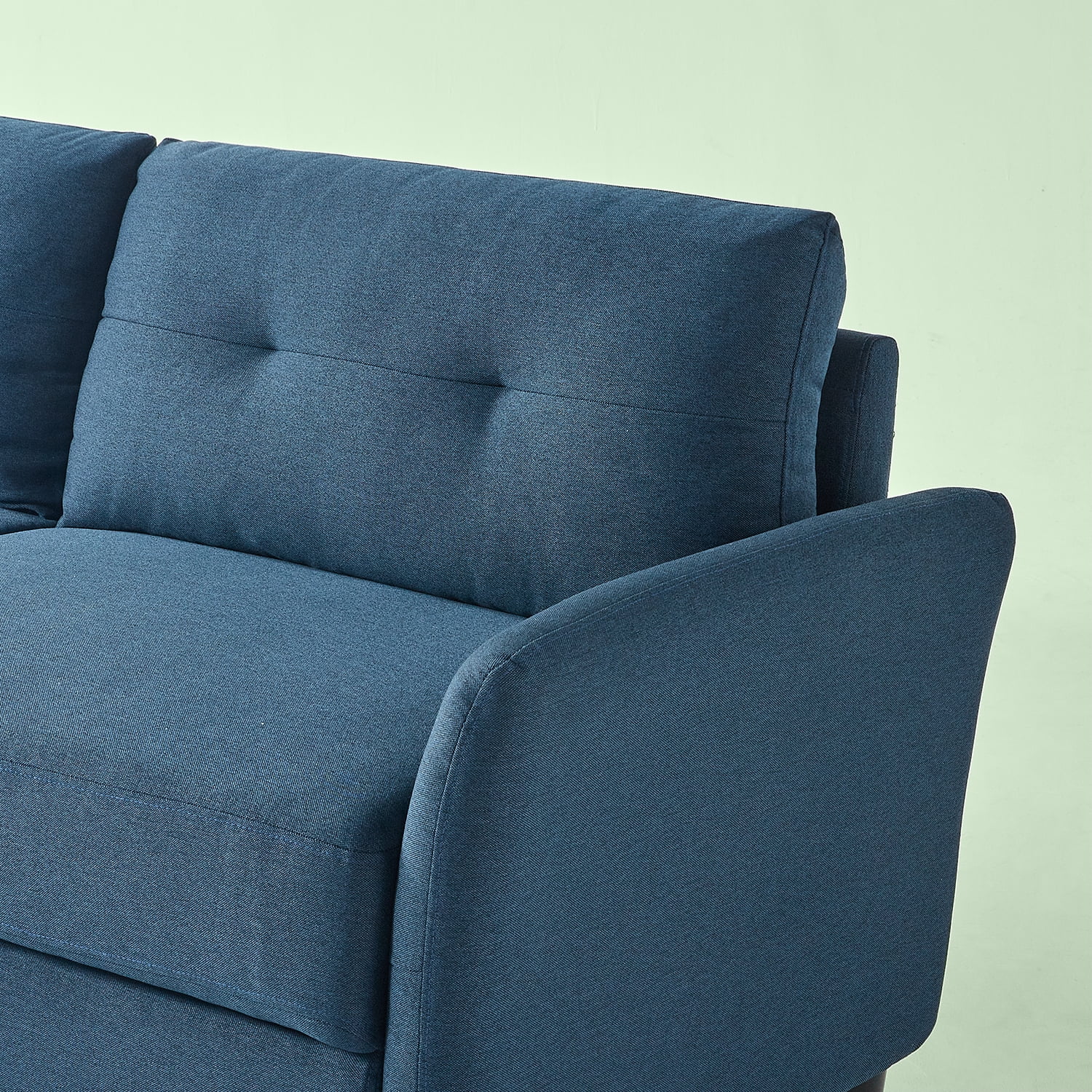 Zinus Ricardo 2-Seater Loveseat, Lyon Blue