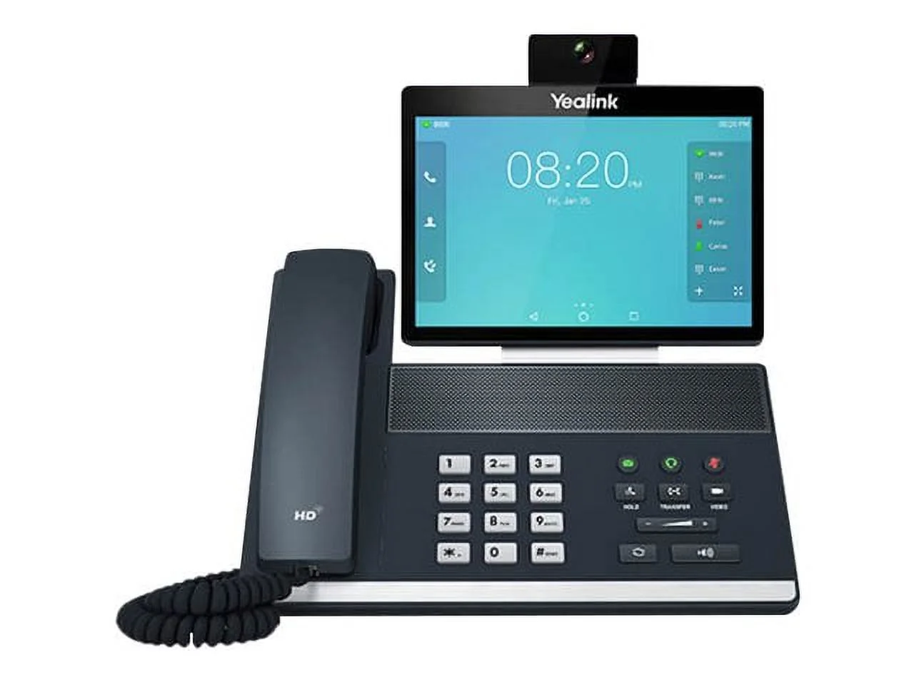 Yealink VP59 IP Phone, Corded/Cordless, Corded/Cordless, Wi-Fi, Bluetooth, Desktop, Classic Gray
