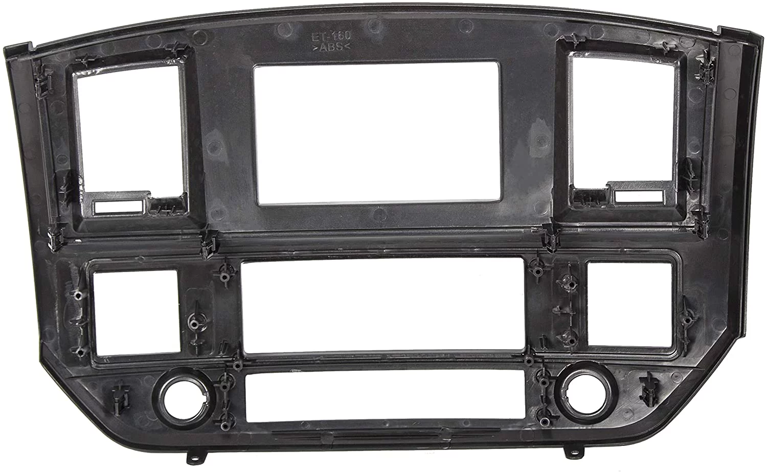 Kojem Stereo Radio Double Din Dash Install Bezel Kit, Dash Kit for 2006-2009 Dodge Ram Truck Silver Slate Gray