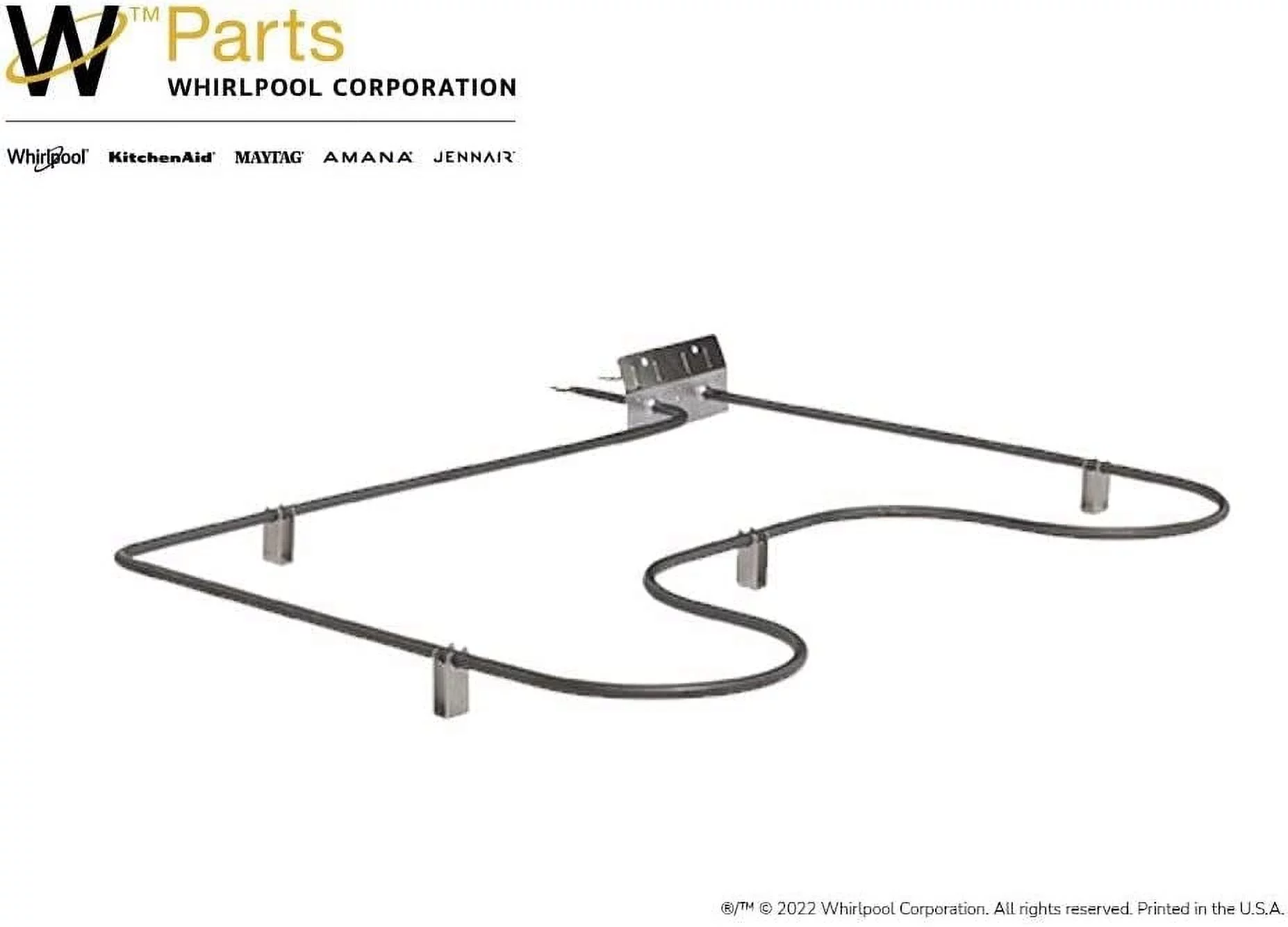 Whirlpool Genuine OEM WP7406P428-60 Oven Lower Bake Element
