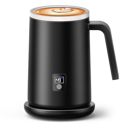 Self Heating Coffee Mug, 14oz Smart Heated Mug for Coffee, 180 Min Battery Life & Hot Up to 149℉ Temperature Control Mug, Coffee Warmer Mug Gift for Men Women, Dad and Mom