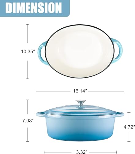 Enameled Cast Iron Dutch Oven